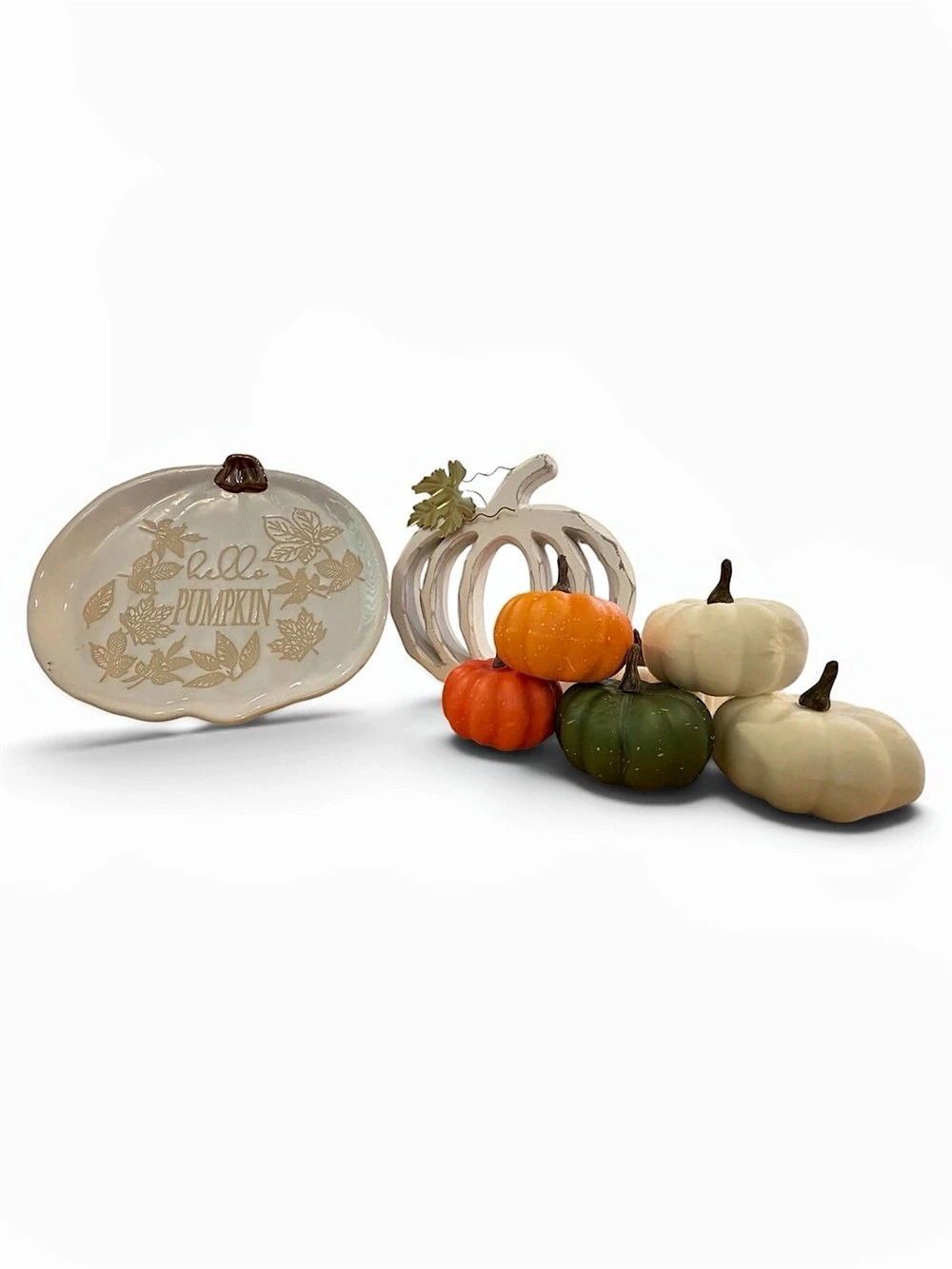 Pumpkin Decor Set cream